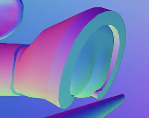 a closeup of pebble's hoof, showing the soft squishy pillowy underside that i put a normal amount of effort into.